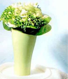 Tall Pale Green Vase