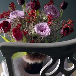 Roses, tullips and kangaroo paw